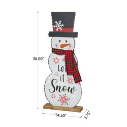 Glitzhome LED Christmas 36 in. Porch Decor