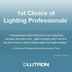 Lutron Diva Black 600 W 3-Way Dimmer Switch 1 pk