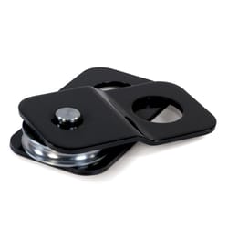 Champion 3.1 in. D Powder Coated Black Steel Fast Eye Snatch Block