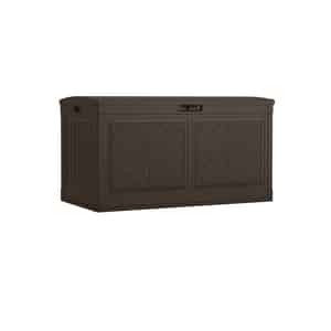 Suncast  Resin  24.25 in. H x 44 in. W x 24 in. D Brown  Deck Box 