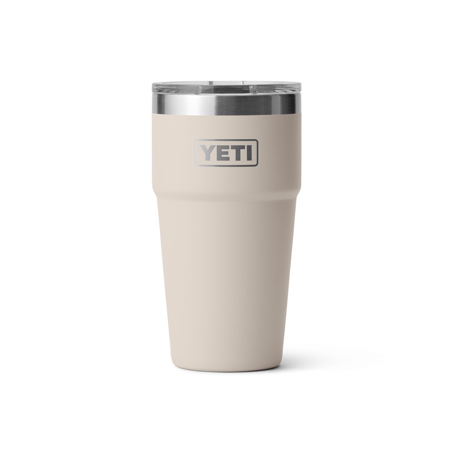 YETI Rambler 20 oz Cape Taupe BPA Free Stackable Tumbler with MagSlider Lid