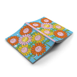 Denik 5 in. W X 8 in. L Sewn Bound Multicolored Charbonneau Floral Notebook