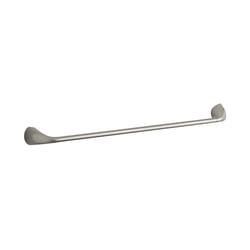 Kohler Elliston Brushed Nickel Silver Towel Bar 24 in. L Metal