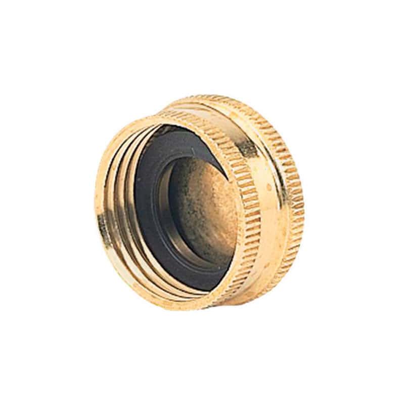 Gilmour 3/4 in. Brass Threaded Female Hose End Caps Ace Hardware