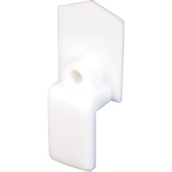 Prime-Line Matte White Plastic Bi-fold Door Wheel Guide 1 pc