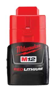 Milwaukee  M12 REDLITHIUM  CP  12 volt 1.5 Ah Lithium-Ion  Compact Battery Combo Pack  2 pc. 