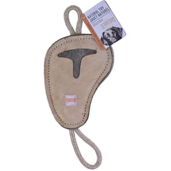 Territory Natural Leather T-Bone Tug Toy All Pet Sizes 1 pk