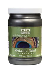 Modern Masters Shimmer Satin Steel Gray Metallic Paint 1 qt