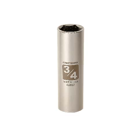Craftsman SAE 6 Point Deep Socket, 1 in. X 1/2 in. Drive