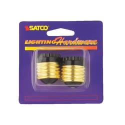 Satco Socket Adapter Medium to Intermediate Gold