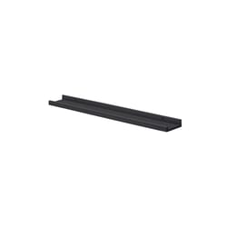 Dolle Border 1.2 in. H X 31.5 in. W X 3.5 in. D Black Particle Board Decorative Wall Shelf