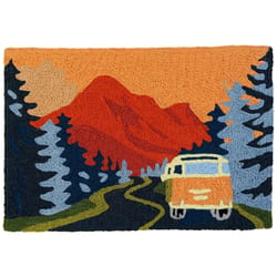 Jellybean 20 in. W X 30 in. L Multi-color Born to Roam Polyester Accent Rug