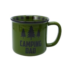 Pavilion Man Out 18 oz Green BPA Free Camping Mug