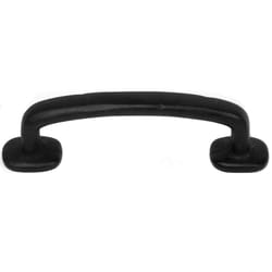 MNG Hardware Riverstone T-Bar Cabinet Pull 5 in. Matte Black 1 pk