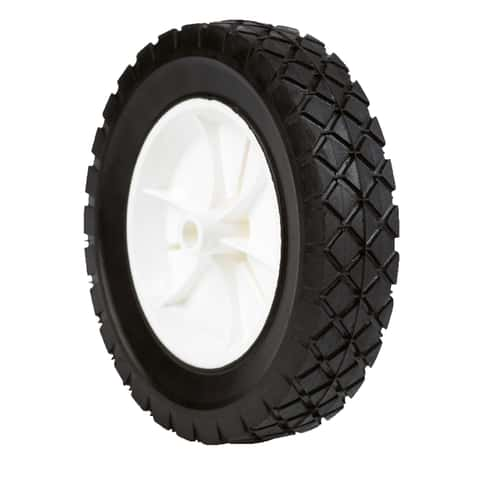 Arnold 1.75 in. W X 8 in. D Plastic Lawn Mower Replacement Wheel