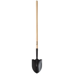 Ace 46.5 in. Plastic Scoop General Purpose Shovel Wood Handle - Ace Hardware