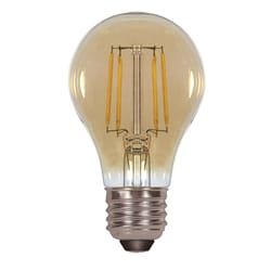 Satco A19 E26 (Medium) LED Bulb Amber 40 Watt Equivalence 1 pk
