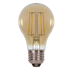 Satco A19 E26 (Medium) LED Bulb Amber 40 Watt Equivalence 1 pk