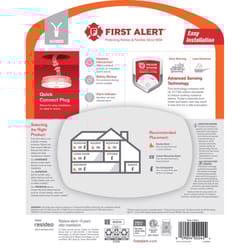 First Alert Hard-Wired w/Battery Back-up Ionization Smoke Detector 1 pk