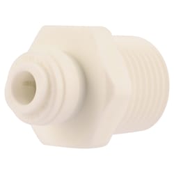 SharkBite Push to Connect 1/4 in. OD X 1/2 in. D MIP Polypropylene Adapter