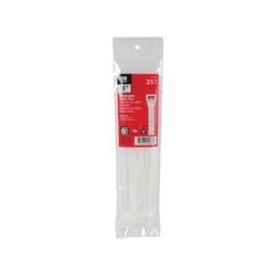 Gardner Bender 8 in. L White Reusable Tie Strap 25 pk