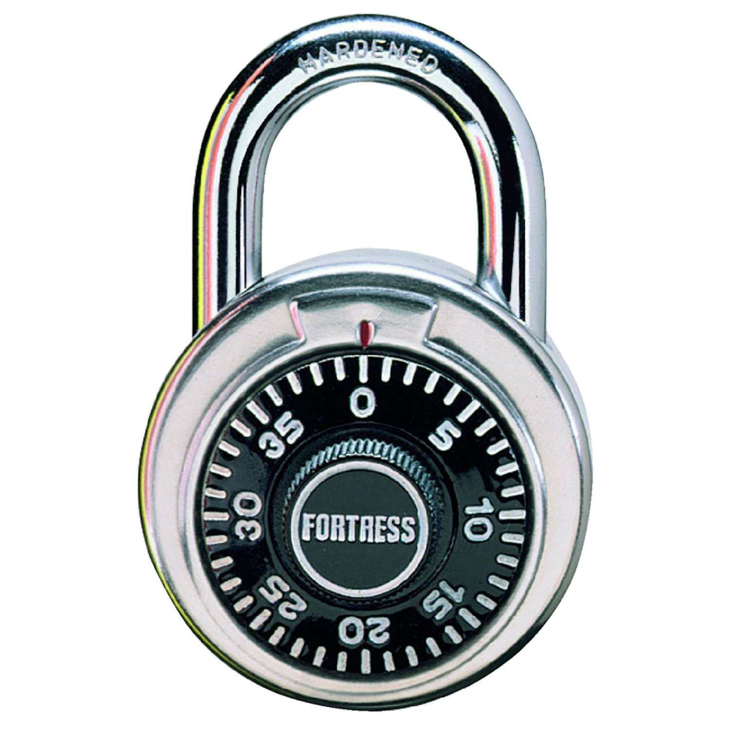 Master Lock Fortress 5.56 in. H X 1-7/8 in. W Stainless Steel 3-Dial ...