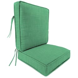 Jordan Manufacturing Green Polyester Deep Seating Cushion 22.5 in. H X 5 in. W X 21.5 in. L