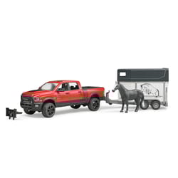Bruder Ram 2500 Truck with Trailer and Horse Toy Multicolored