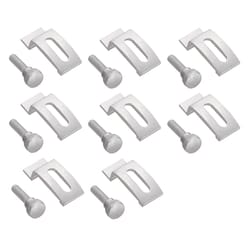 Ace Silver Aluminum Screen Clips 8 pc