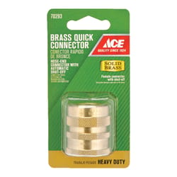 Ace Brass Threaded Female Quick Connector Coupling