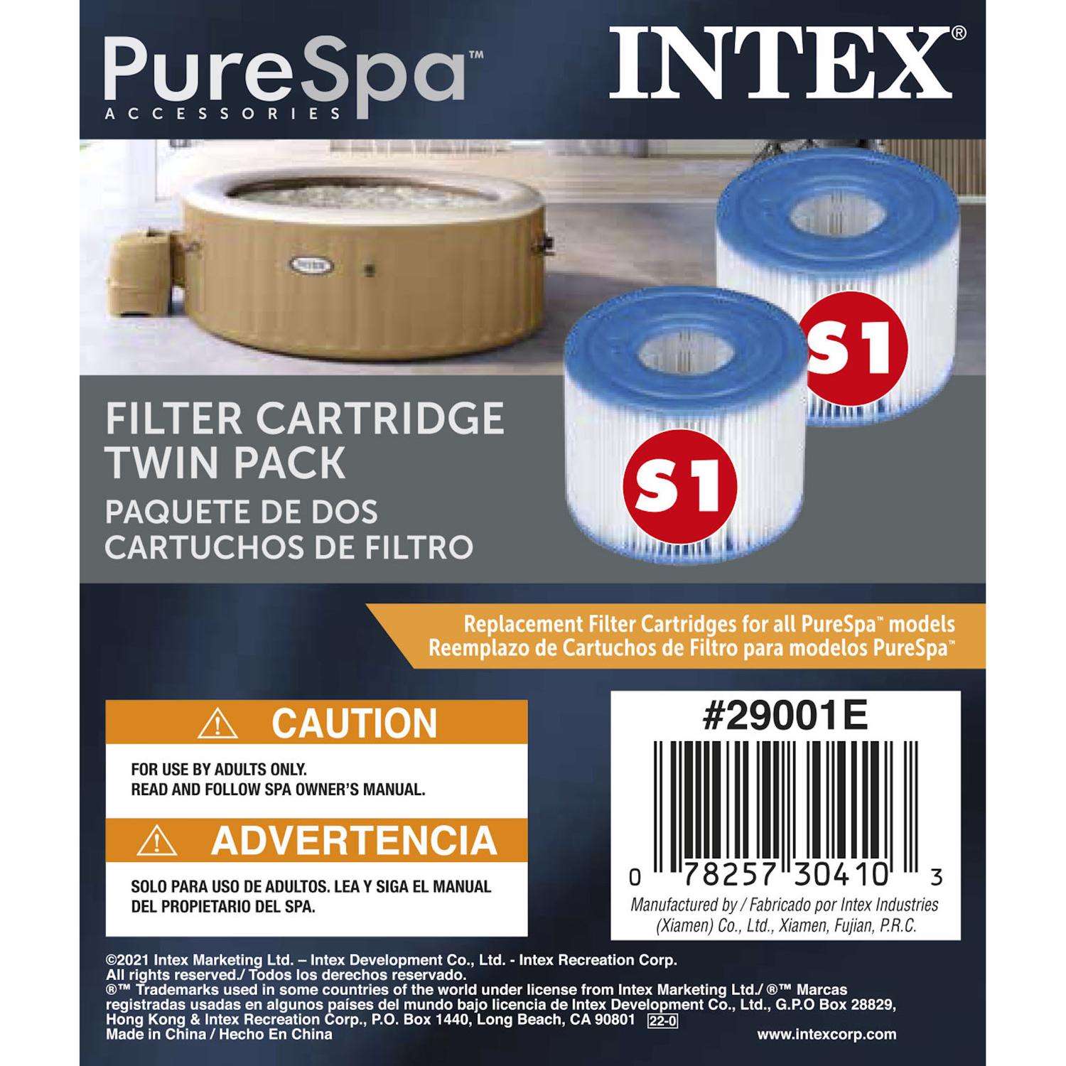Filtres Intex S1 Pure Spa