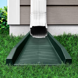 Master Mark 2.25 in. H X 11 in. W X 24 in. L Green Plastic Splash Block