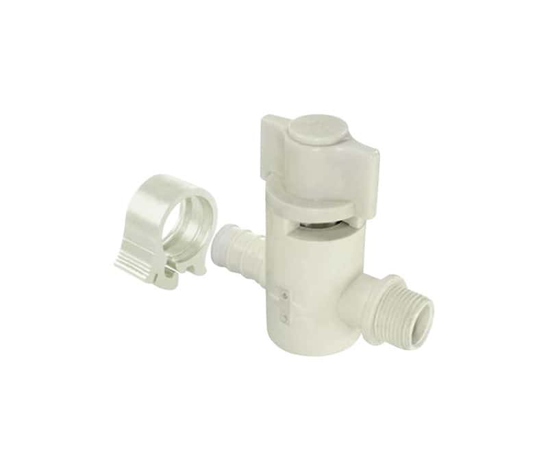 Flair-It 1/2 in. PEX T X 3/8 in. S Compression Plastic Supply Valve ...