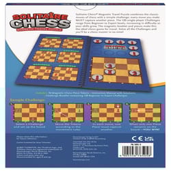 ThinkFun Solitaire Chess Magnetic Puzzle Multicolored