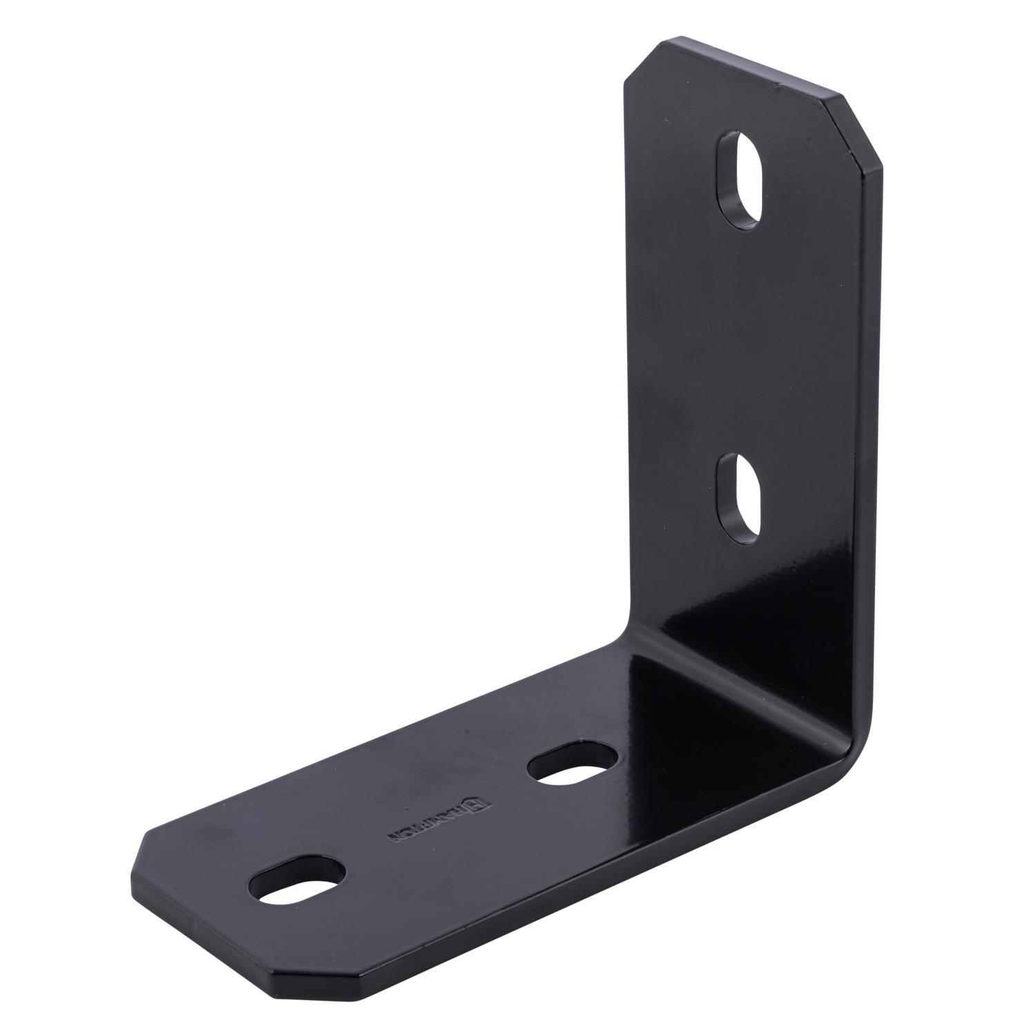 02-3405-126 Hampton 3 in. H X 6.25 in. W X 1/4 in. D Black Ste sku 02-3405-126