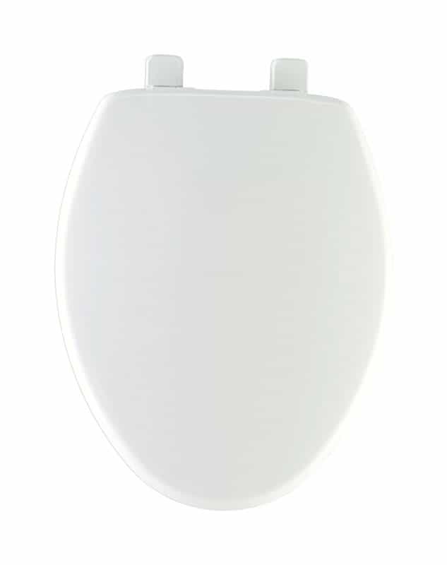Mayfair Slow Close Elongated White Plastic Toilet Seat Ace Hardware