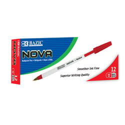 Bazic Products Nova Red Stick Pen 12 pk