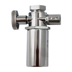 Keeney 1/2 in. FIP X 3/8 in. Compression Brass Quarter Turn Shut-Off Valve