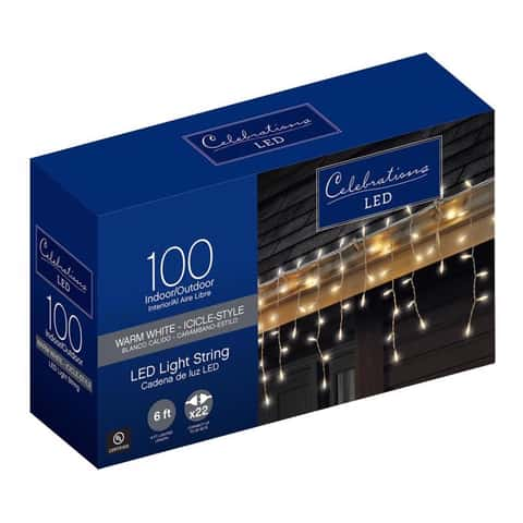 Celebrations led warm white deals mini lights