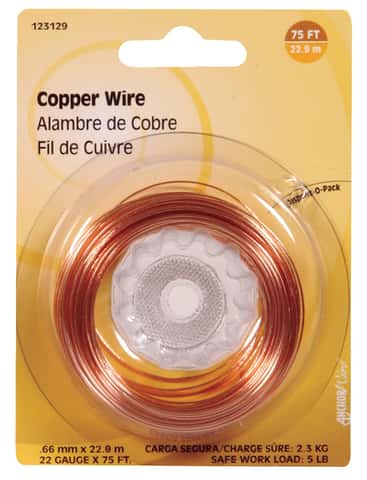 Hillman 75 ft. L Copper 22 Ga. Wire - Ace Hardware