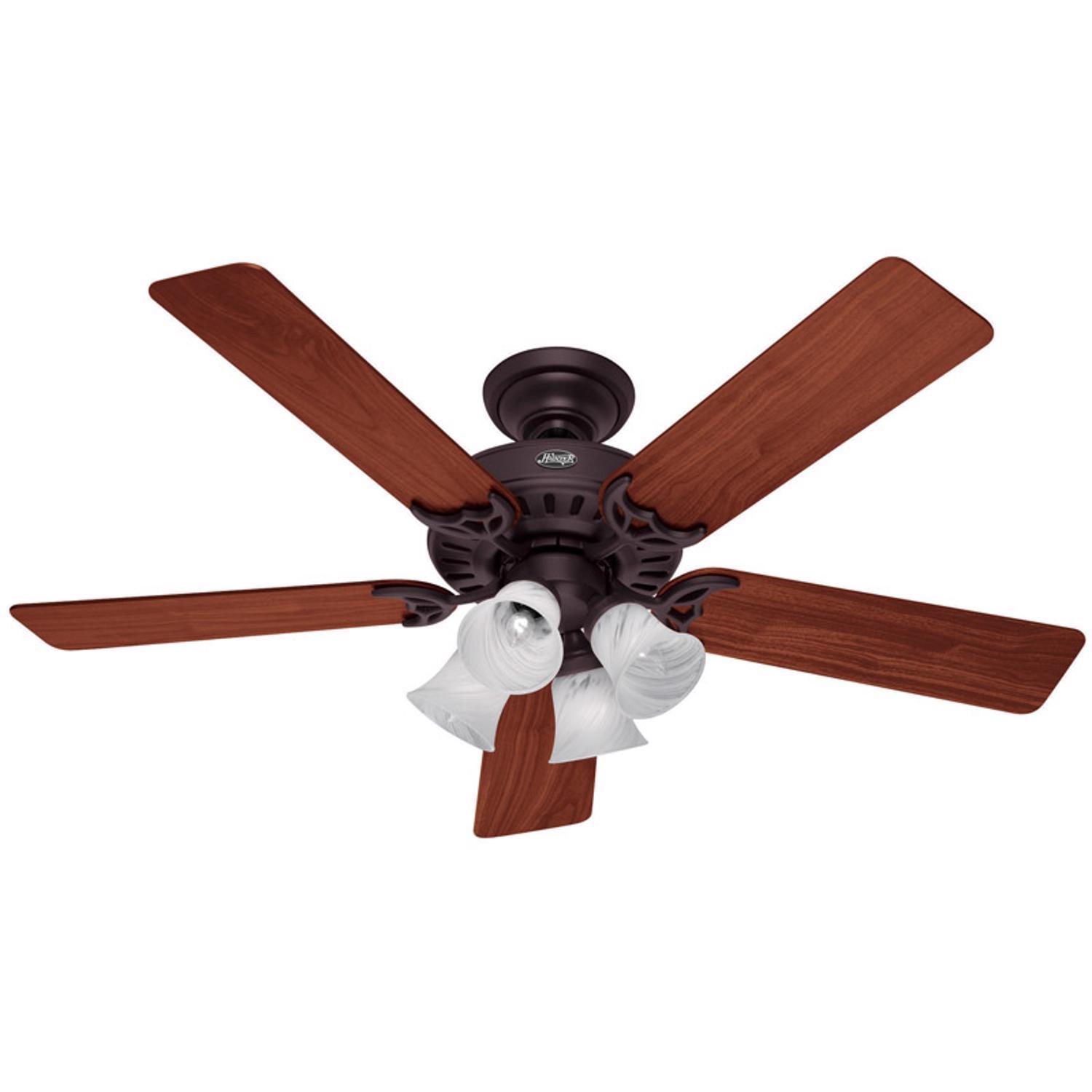 Hunter Studio 52 in. New Bronze Brown LED Indoor Ceiling Fan Uae Electronic uaeelectronic.com