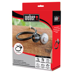 Weber Rubber Gas Line Hose and Regulator 21 in. L X 4 in. W For Weber