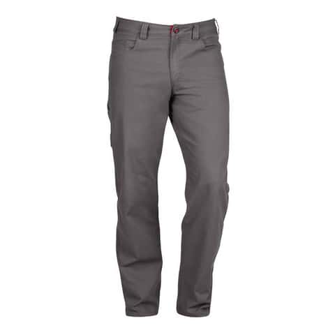 Milwaukee Men's 34x34 Gray Cotton/Polyester Work Pants with 7 Pockets
