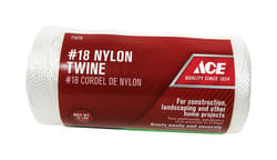 Ace 18 # X 1050 ft. L White Twisted Nylon Twine