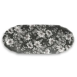 TarHong Multicolored Melamine Farmhouse Botanical Appetizer Tray 1 pc