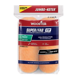 Wooster Super/Fab FTP Knit 4 1/2 in. W X 3/4 in. Jumbo Paint Roller Cover 2 pk