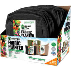 Smart Pot 13.5 in. H X 18 in. W X 18 in. D X 18 in. D Geo-Thermal Fabric Grow Bag Planter Black
