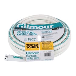 Gilmour Drinking Water Safe 5/8 in. D X 50 ft. L RV/Marine Hose