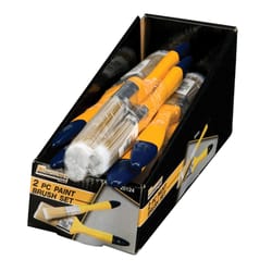 Performance Tool Mechanics Products 2 in. W Square Paint Brush Set