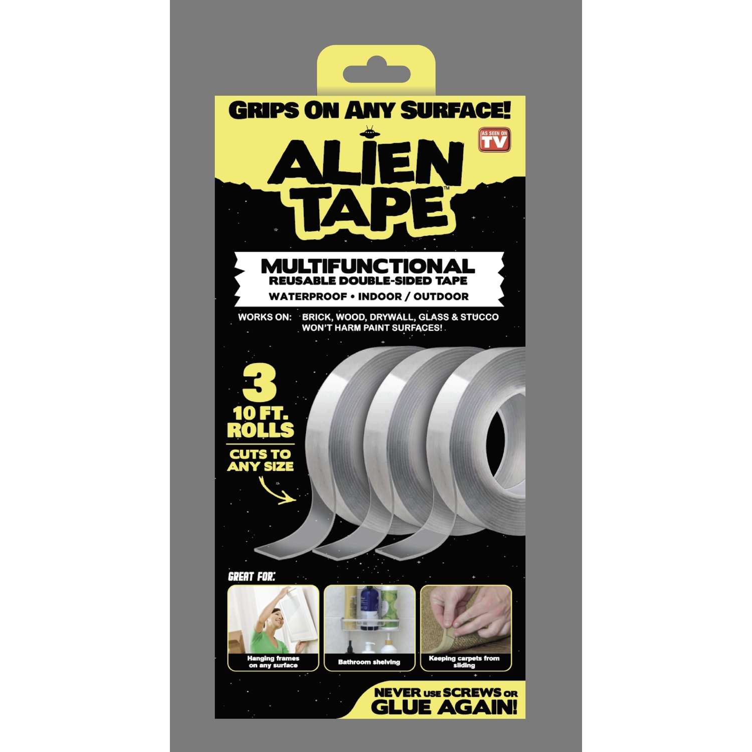 Staples 6' Cord Cover Gray with double sided tape